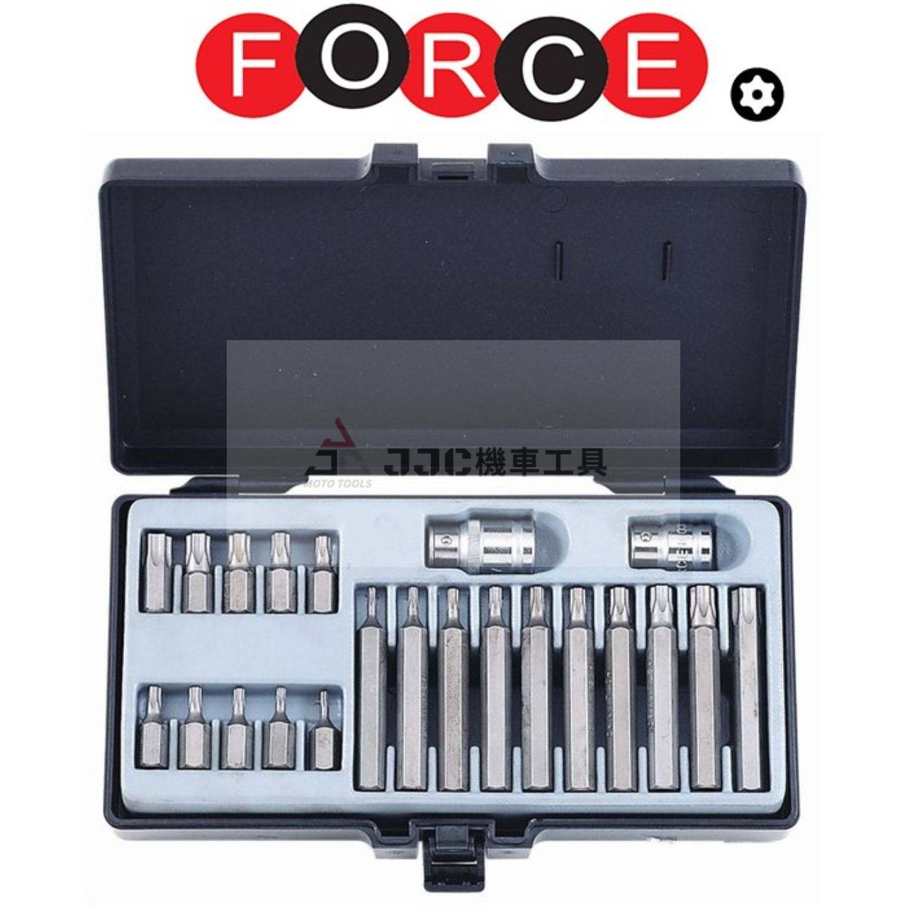 FORCE 22件組 星型 中空 起子頭 綜合組