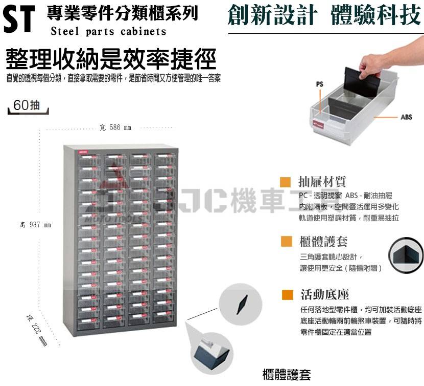樹德 ST2-460 四排 60格 零件櫃